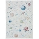 preview thumbnail 2 of 5, Kids Collection Galactic Adventures Space Themed Area Rug