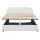 preview thumbnail 21 of 19, Nestfair Queen Size Upholstered Platform Bed with Hydraulic Storage System