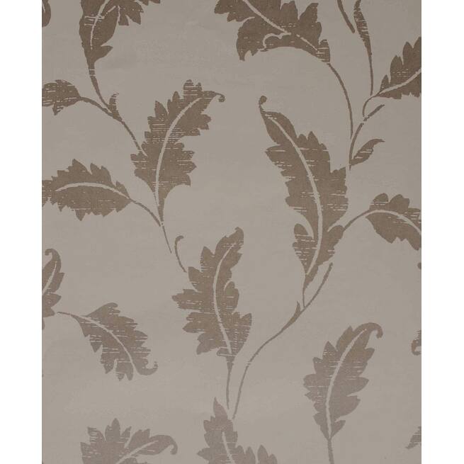 Brewster Leaf Gold Lil Wallpaper - 20.5in x 396in x 0.025in