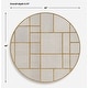 preview thumbnail 6 of 4, Uttermost Geometric Round Mirror - 45'' H X 45'' W X 0.75'' D