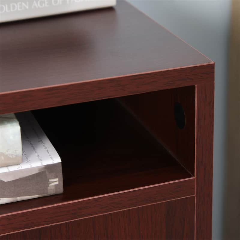 Mobile Storage Cabinet Organizer w/Drawer,Printer Stand with Castors
