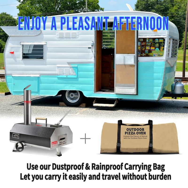 Semi-Automatic Outdoor Portable Wood Fired Pizza Oven