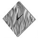 preview thumbnail 3 of 5, Statements2000 Modern Metal Wall Clock Art Silver Decor by Jon Allen - Final Countdown - 17" x 17"