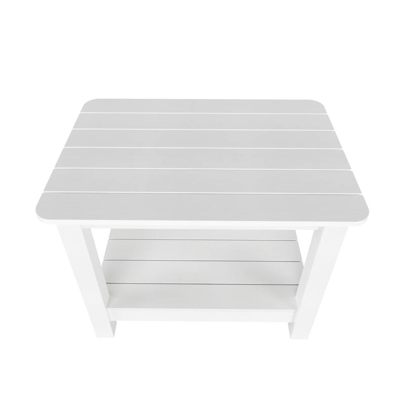 Vineyard HIPS Eco-Friendly Outdoor Modern Square All Weather Side Table