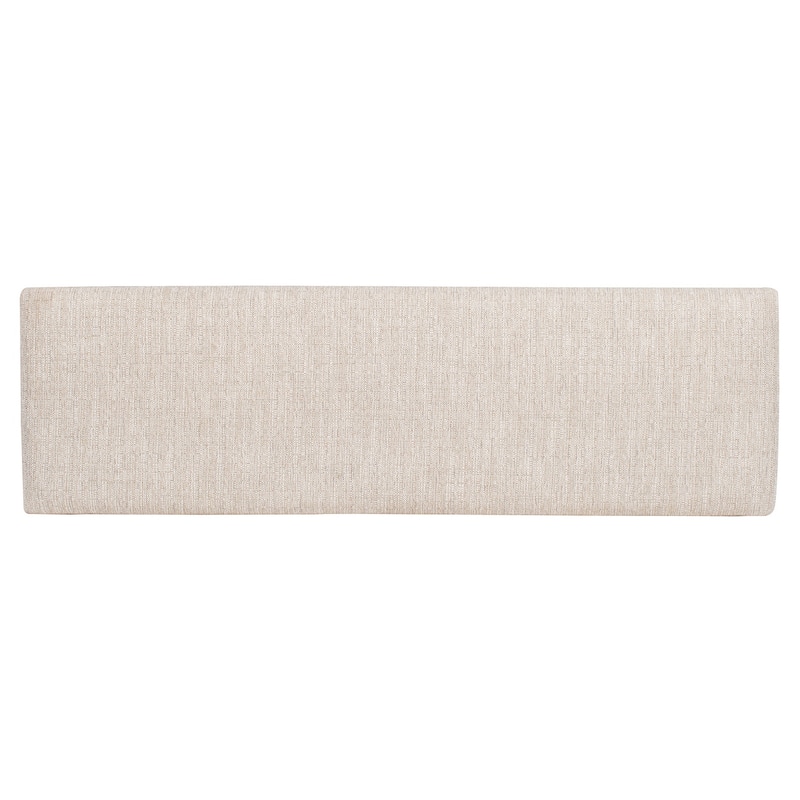 Magnussen Home Bay Creek Toasted Nutmeg Upholstered Bench - 58''W x 17''D x 19''H
