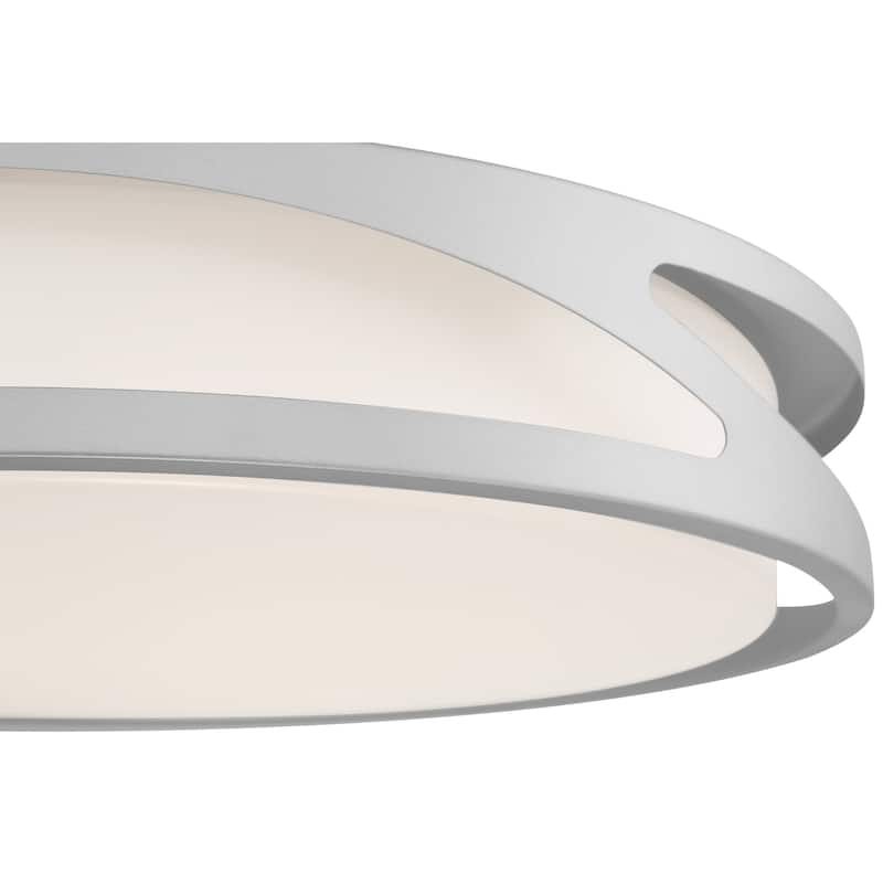 Access Lighting Lucia 14" Wide LED Flush Mount Drum Ceiling Fixture