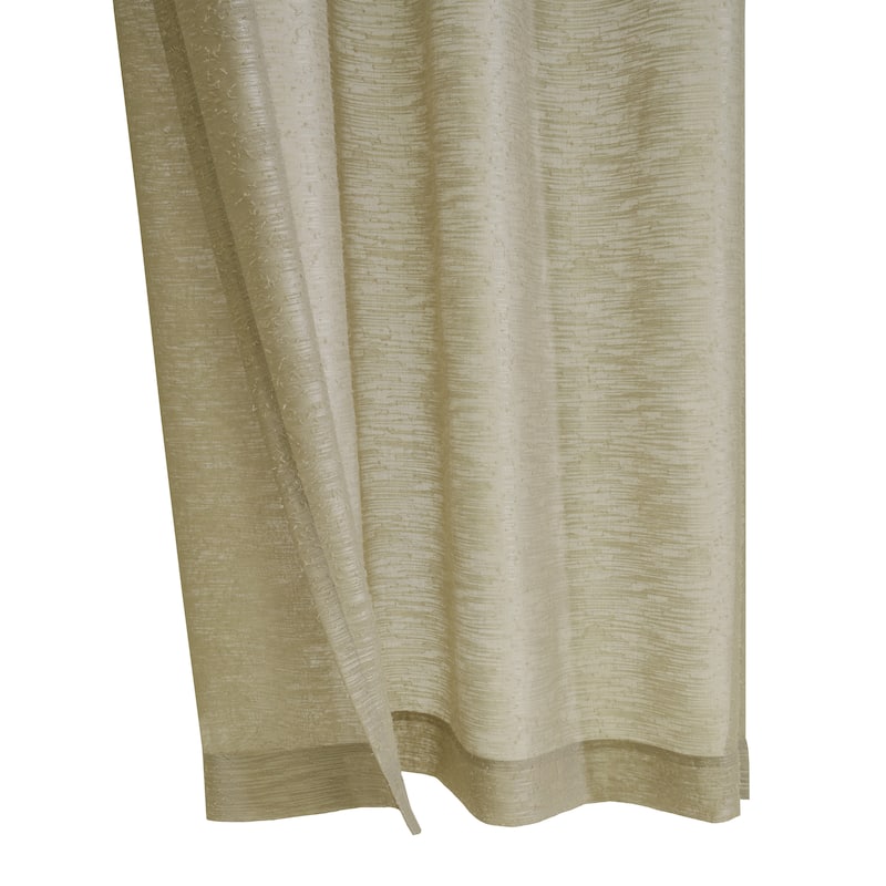 Boucle Sheer Grommet Curtain Panel