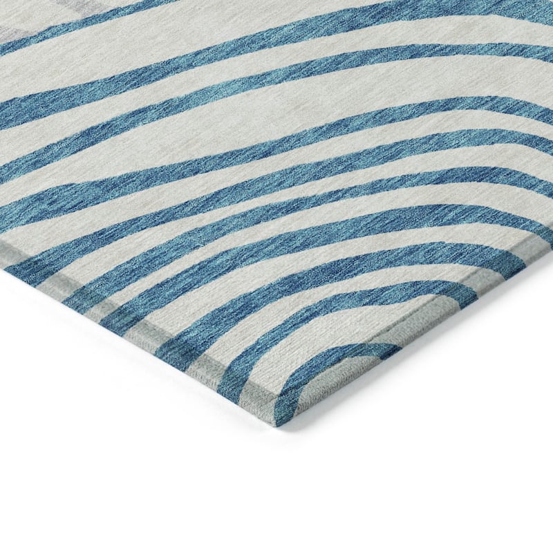 Machine Washable Indoor/ Outdoor Chantille Contemporary Dimensions Rug