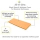 preview thumbnail 40 of 38, BreathableBaby All-in-One Fitted Sheet & Waterproof Cover for 33" x 15" Bassinet Mattress (2-Pack)