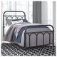 preview thumbnail 1 of 5, Nashburg Twin Metal Bed - Multi Black - Twin
