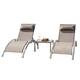 Option Khaki-2 chairs and 1 table