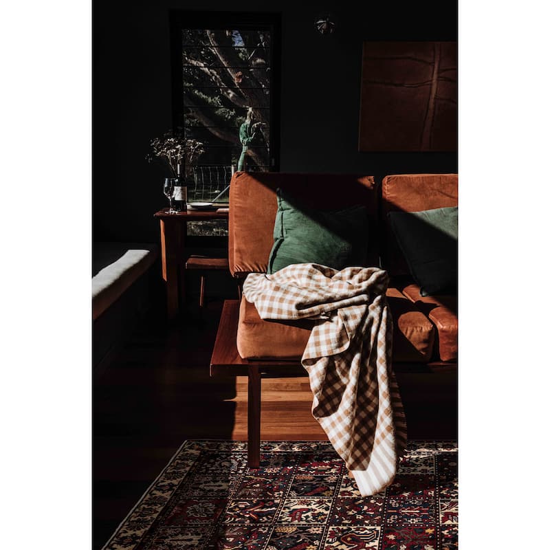 ECARPETGALLERY Hand-knotted Kayseri Vintage Red Wool Rug - 5'3 x 9'9