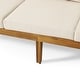 preview thumbnail 8 of 8, Brooklyn Outdoor Acacia Wood 3-Seater Sofa with Water-Resistant Cushions by Christopher Knight Home