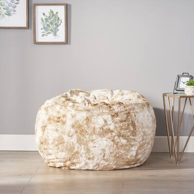 Christopher Knight Home Slacker 3-foot Shag Fur Beanbag