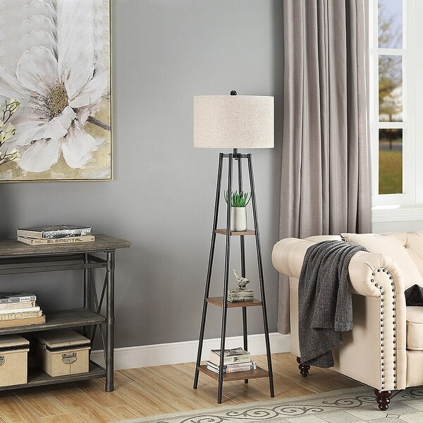 Bed bath and beyond floor lamp with shelves cheap