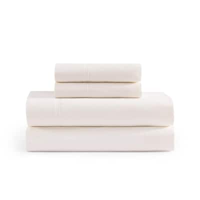 Tommy Hilfiger Solid Percale Cotton Sheet Set