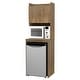 preview thumbnail 10 of 16, Inval Mini Refrigerator and Microwave Storage Cabinet
