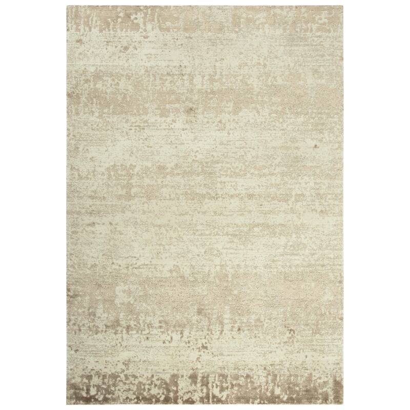 Alora Decor Radiant Abstract Wool Blend Area Rug - 10' x 13' - Beige