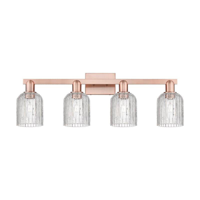Innovations Lighting Downtown Urban - Bridal Veil - 4 Light 32" Bath Vanity Light