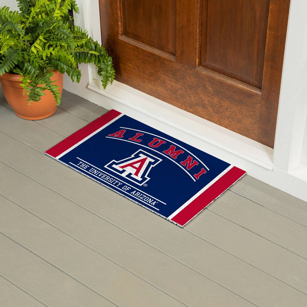 28 in. x 16 in. University of Arizona Alumni Full Color PVC Door Mat