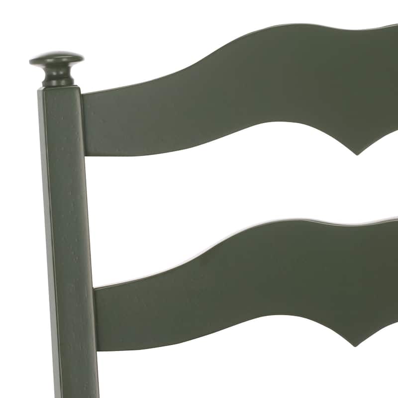 SAFAVIEH HOME Rasia Ladder Back Side Chair - 19"W x 22"D x 41"H