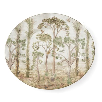 Kit Kemp for Spode Tall Trees Oval Platter - 14 Inch