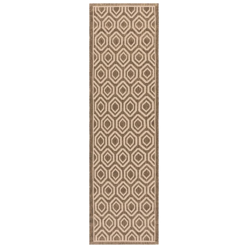 SAFAVIEH Courtyard Carolee Indoor/ Outdoor Patio Backyard Rug