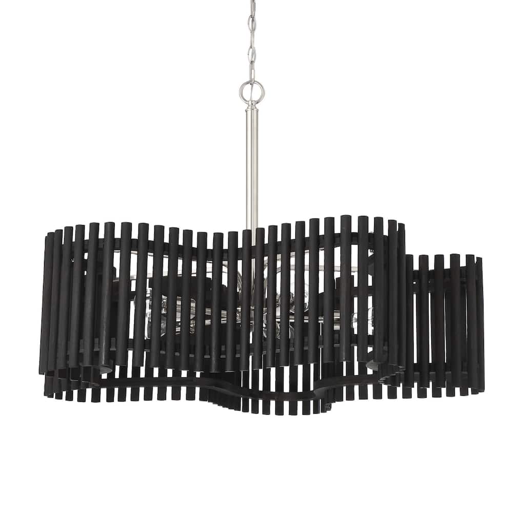 Craftmade 58426 Freeform 5 Light 36" Wide Abstract Chandelier
