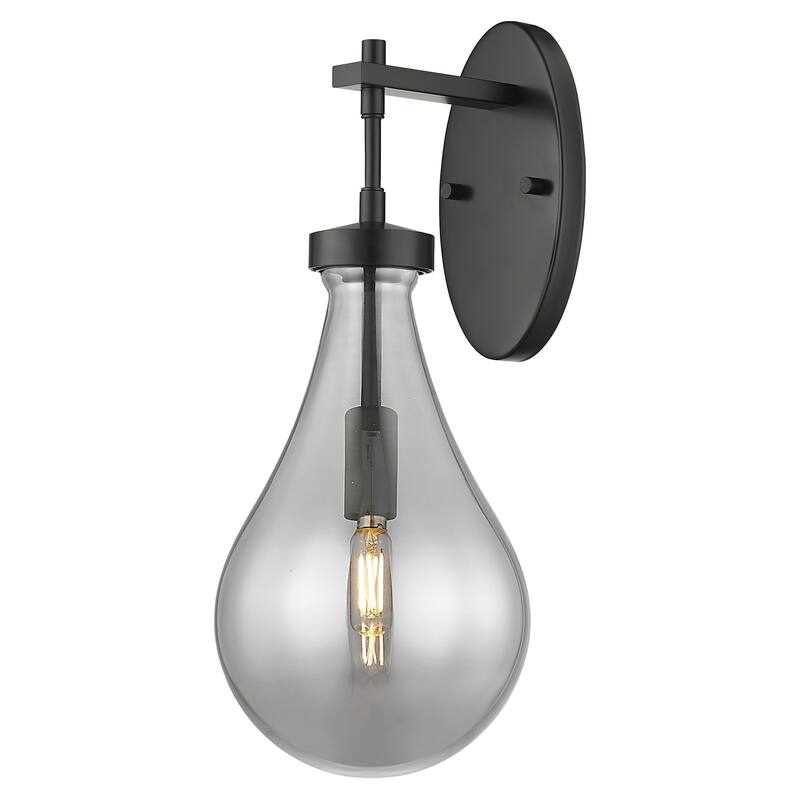 Innovations Lighting 451-1W-G451-7SM Owego 18" Tall Bathroom Sconce - Matte Black