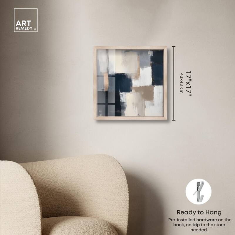Blue Mood Depth III Shadowbox by Art Remedy