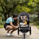 preview thumbnail 5 of 17, Babyjoy Jogging Stroller Foldable Jogger with Adjustable Canopy - See Details