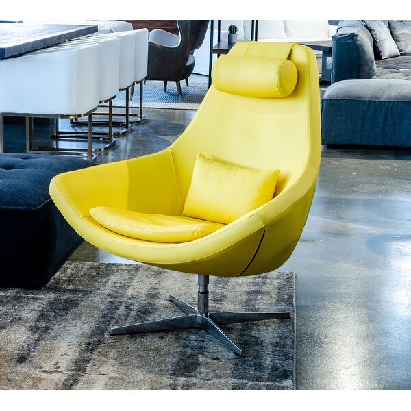 overstock yellow accent chair