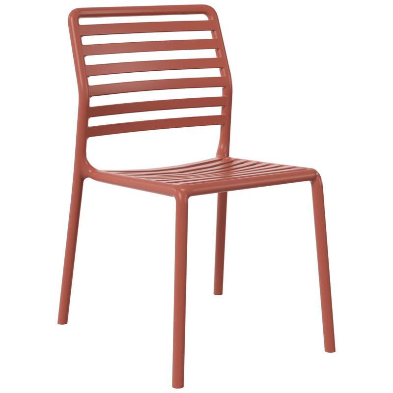 Frond and Form Outdoor Stacking Dining Side Chair (Set of 2)