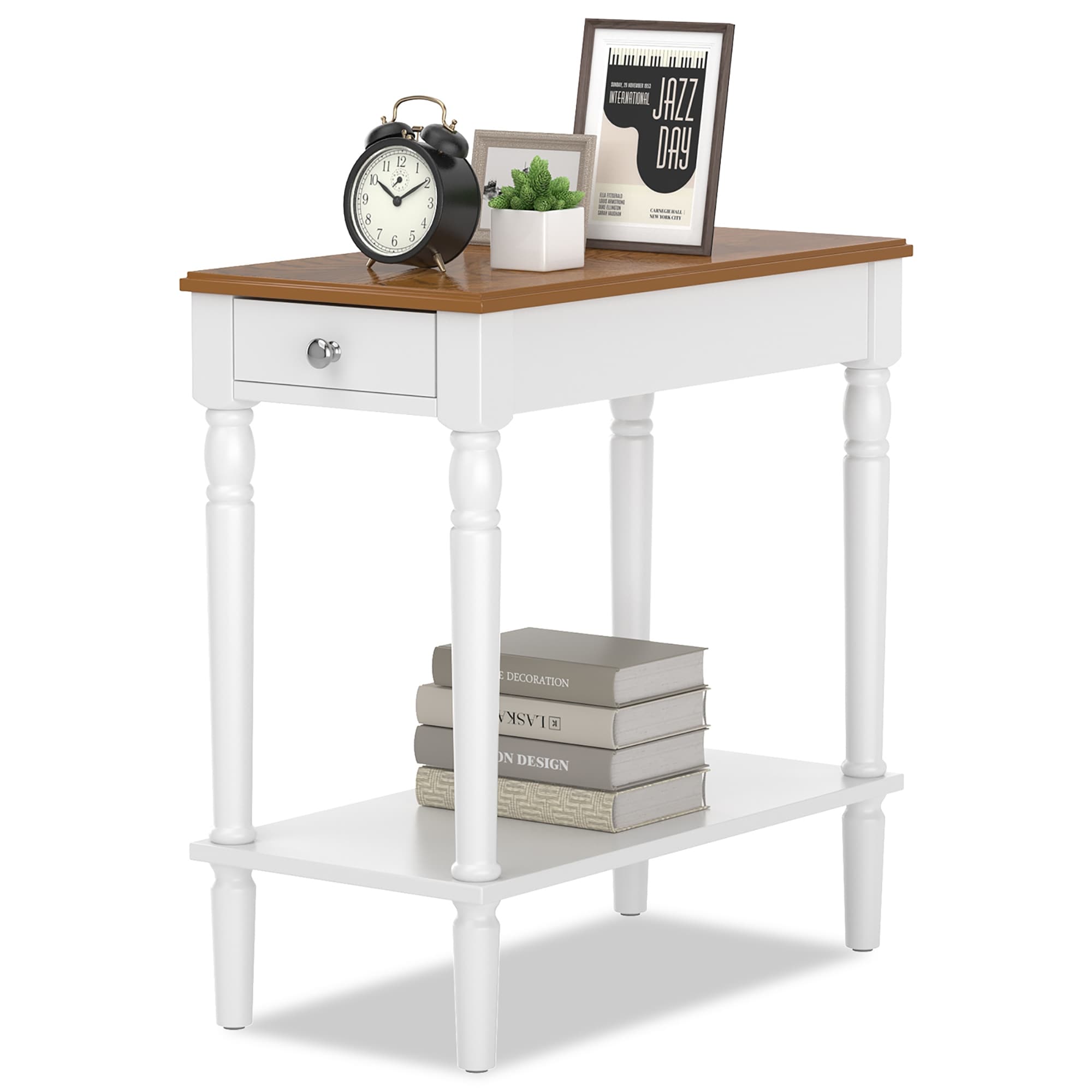 https://ak1.ostkcdn.com/images/products/is/images/direct/281632e6c2ae6a9e48cef22f1409eddfb0974e0a/Costway-2-tier-End-Side-Narrow-Table-Nightstand-w--drawer-for-Living.jpg