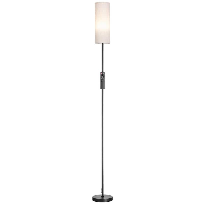 Modern Dimmable Floor Lamp with Remote Bluetooth App Control Adjustable LED Light and RGB Modes