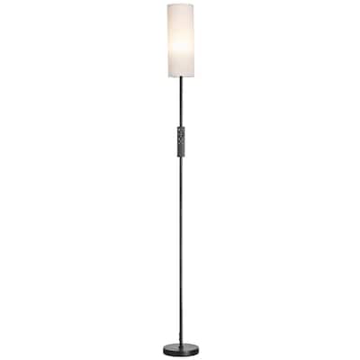 Modern Dimmable Floor Lamp with Remote Bluetooth App Control Adjustable LED Light and RGB Modes