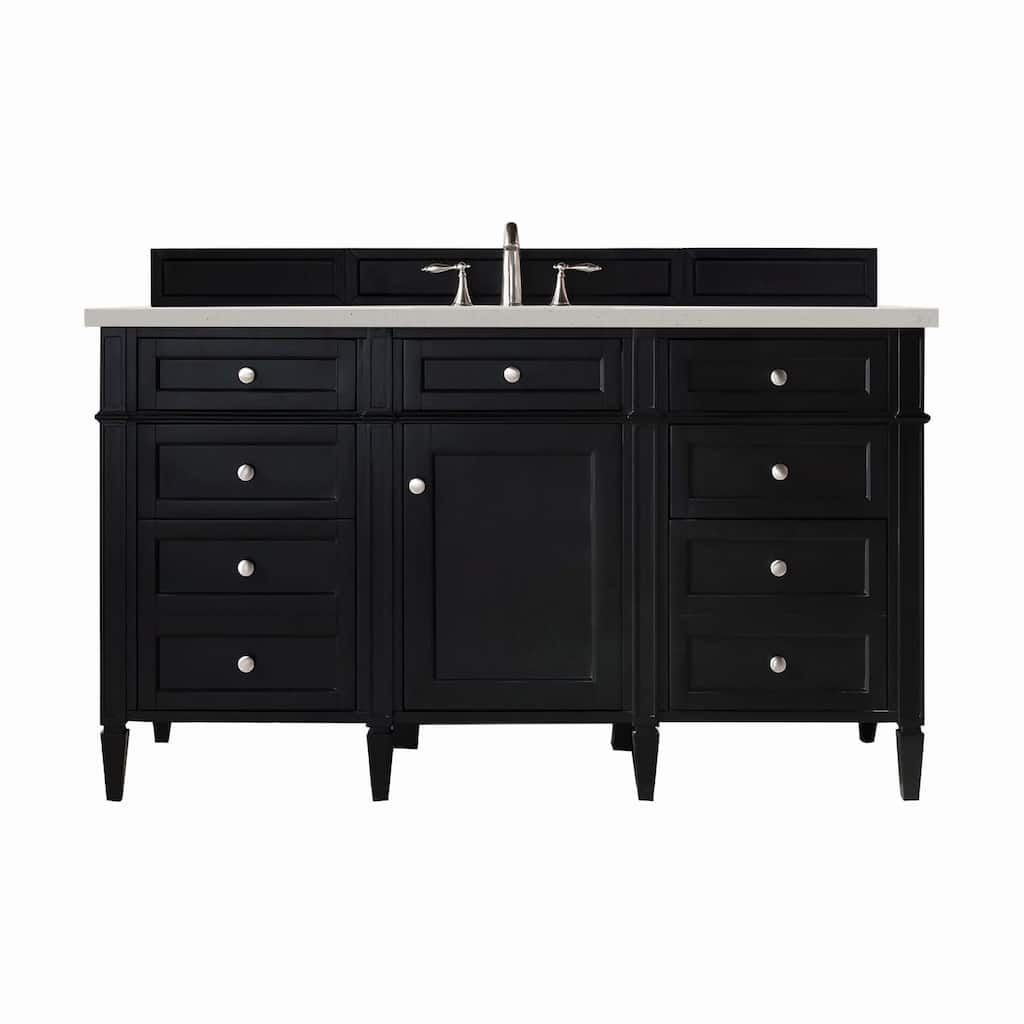 James Martin Vanities 650-V60S-3LDL Brittany 60" Single Basin Poplar