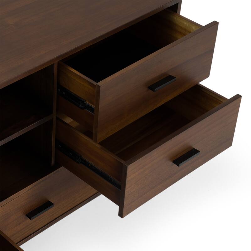 Nova Domus Fantasia Contemporary Walnut Dresser
