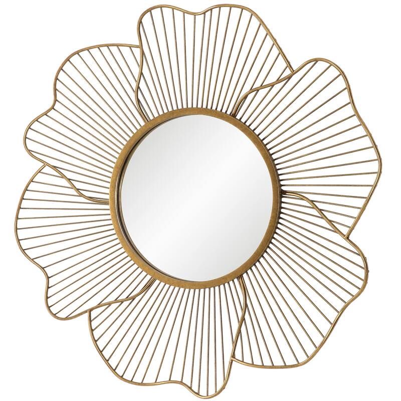 Uttermost 09912 Blossom 42-3/4" Diameter Sunburst Steel Framed