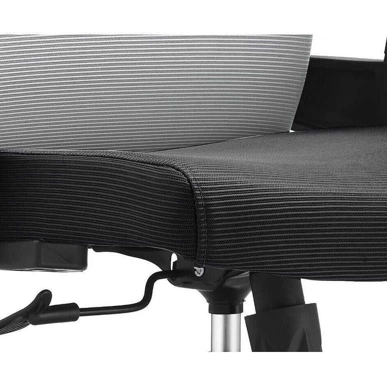 Brio Modern Ergonomic Office Desk Chair with Adjustable Height, Swivel, Breathable Fabric, Durable ABS Frame, Easy Assembly