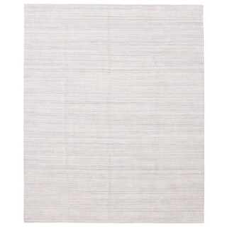 Pearl Color Rug ECARPETGALLERY Hand Loomed Pearl Grey Wool Rug - 8'2 x 10'2 - Bed Bath ...