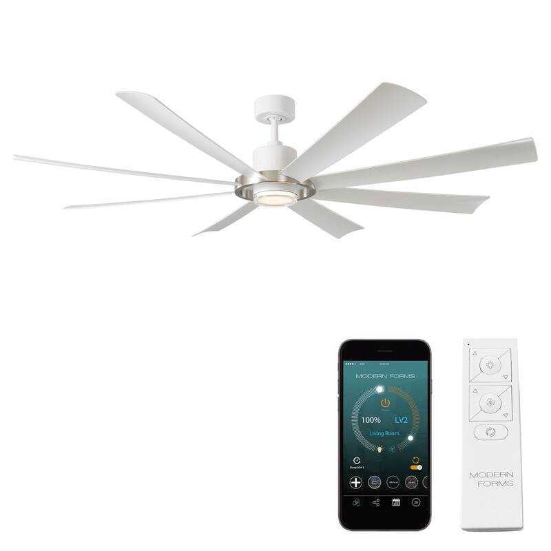 Aura Indoor or Outdoor 8-Blade 72in Smart Ceiling Fan - 72