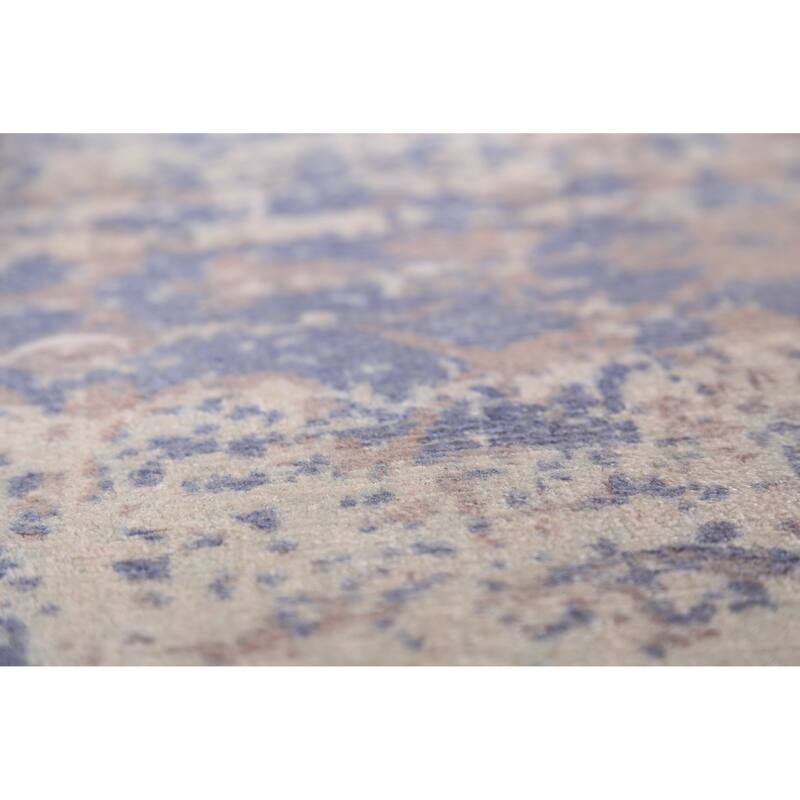 All-Over Abstract Contemporary Area Rug Handmade Wool Carpet - 8'11"x 11'11"