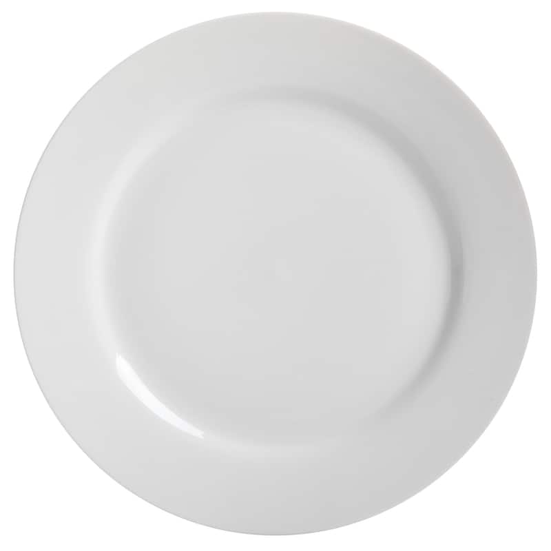 Gibson Home Noble Court 12 Piece 7.5 inch Dessert Plate Set in White