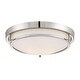 preview thumbnail 5 of 8, Meridian M60019 2 Light 13" Wide Flush Mount Bowl Ceiling Fixture