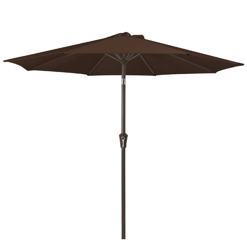 9-ft Patio Market Umbrella with UV-Risistance,Crank & Tilt