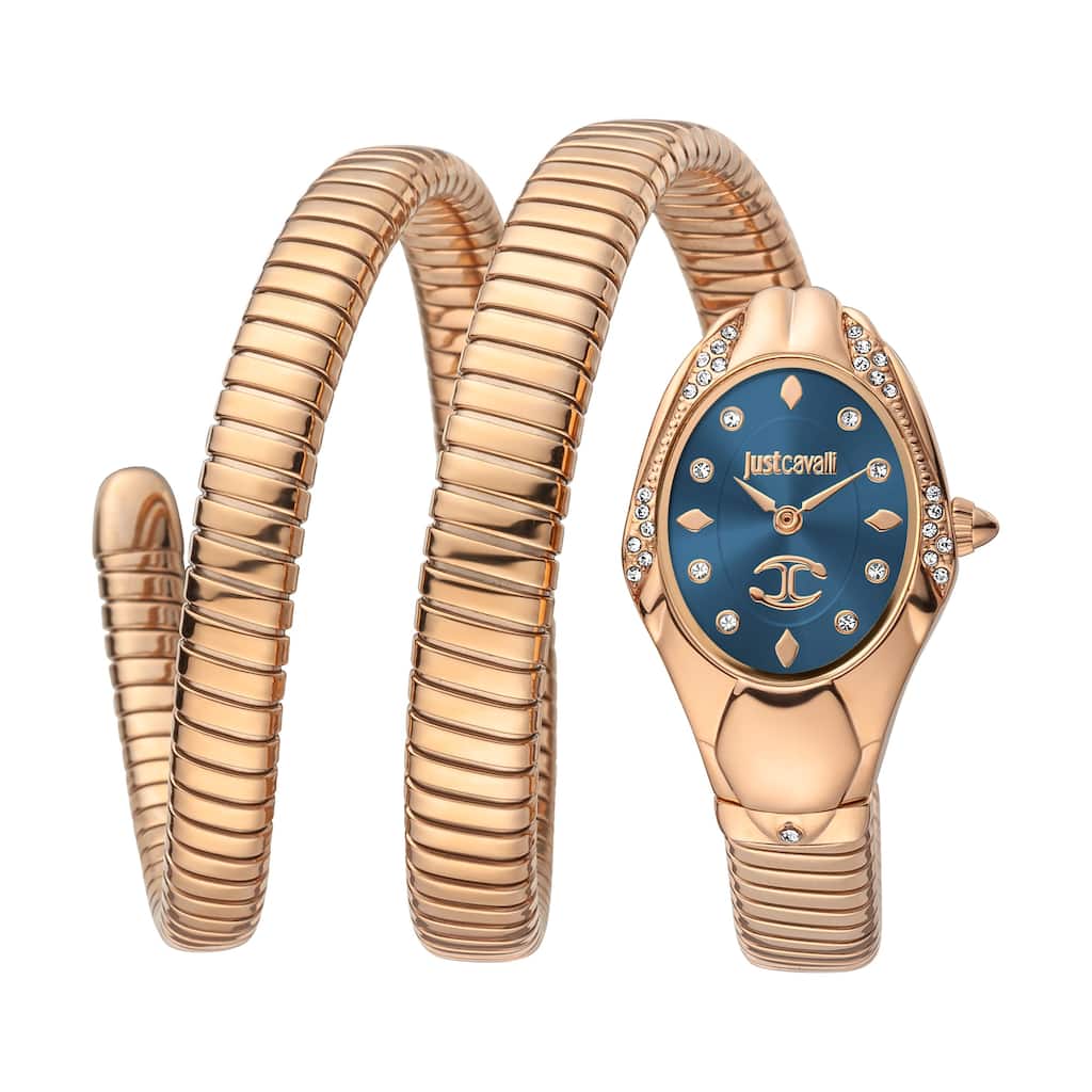 Just Cavalli Women's JC1L185M0035 Quartz Watch - Rose-Tone