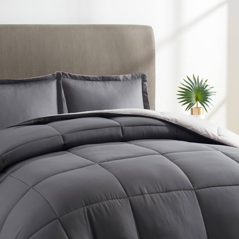 Nestl All Season Down Alternative Reversible Comforter Set
