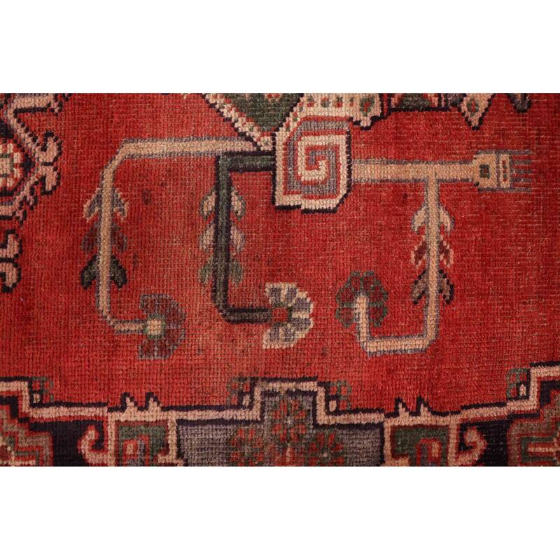 ECARPETGALLERY Hand-knotted Konya Anatolian Red Wool Rug - 3'10 x 7'8