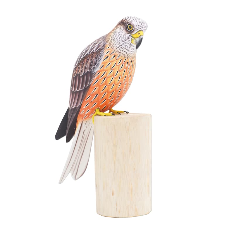 Novica Handmade Eagle Sunrise Wood Sculpture